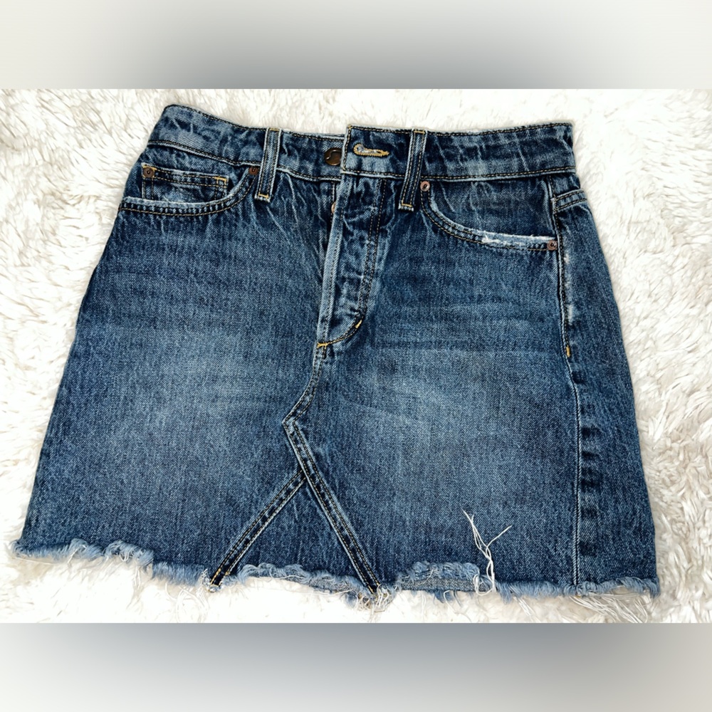 Joe's Jeans Blue Denim Skirt